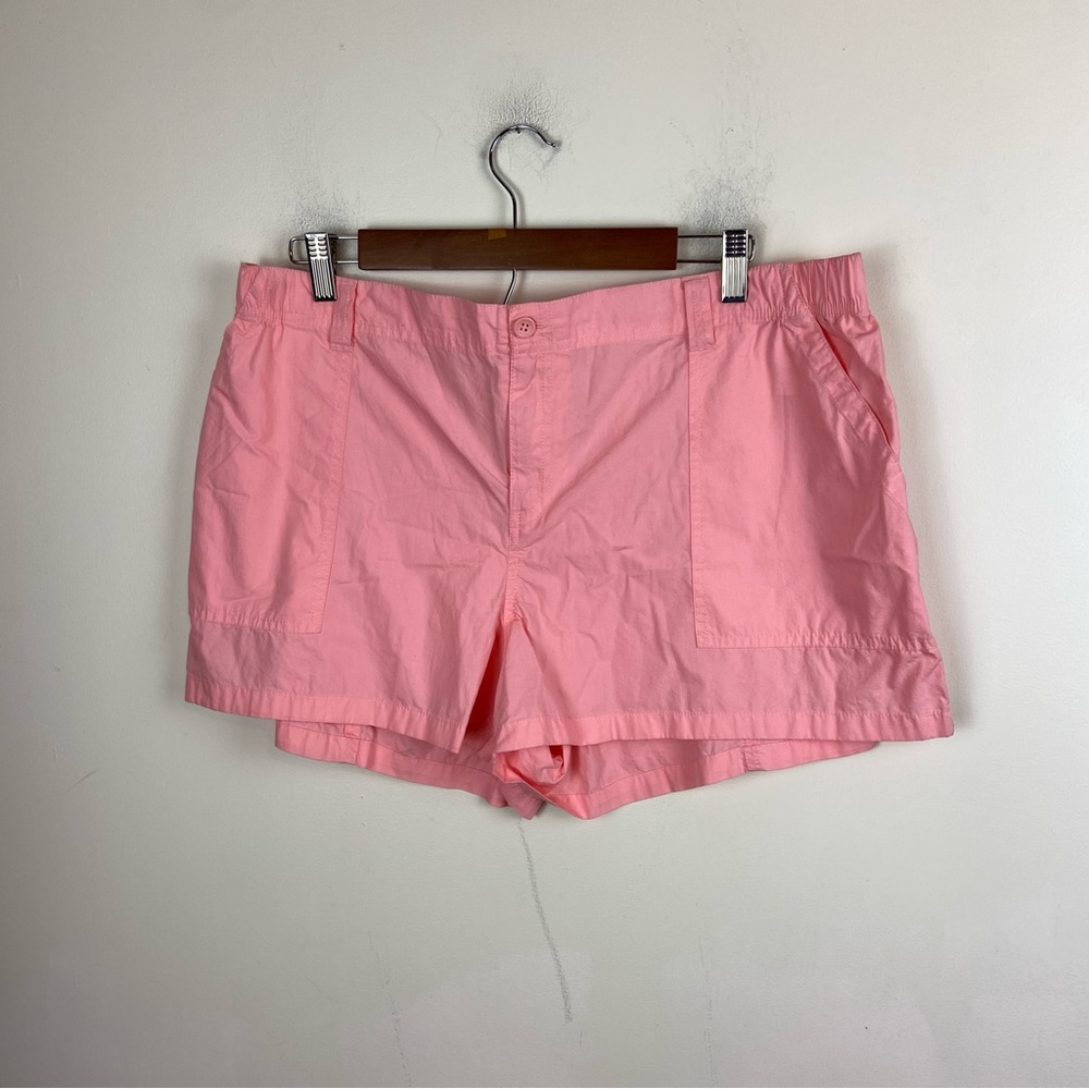 Abound Light Coral Pink Cargo Shorts Beach Vacation Size XL Colorful Summer Trip